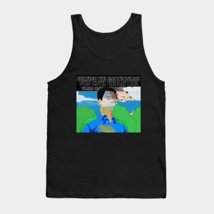 surfing The Emotionless Void Until the Day I Die /// Glitch DaRk NihiLiSm DesigN Tank Top